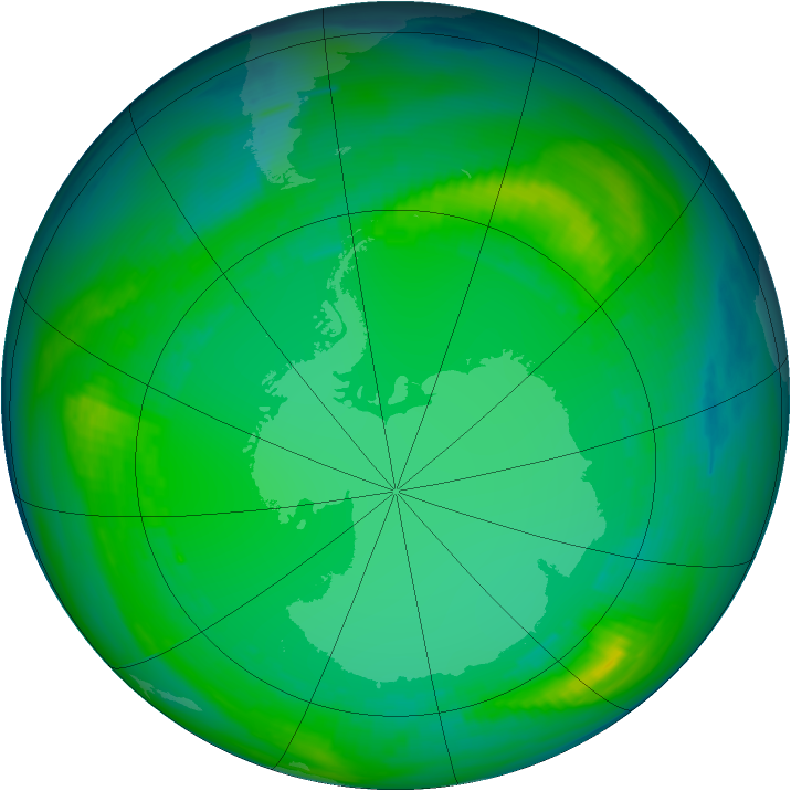 Ozone Map 1980-07-20
